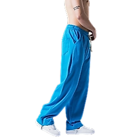 Owersize Keten Bagi Pantolon