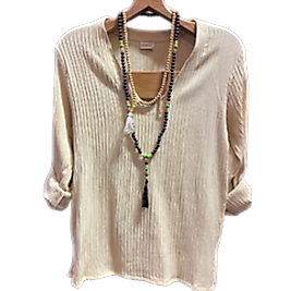 Owersize Açık Yaka Erkek Keten Krep