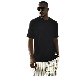 Sıfır Yaka Merserize T-Shirt