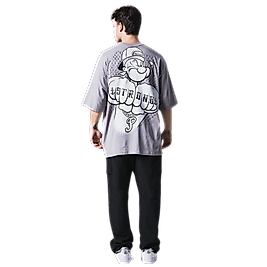 Owersize Dijital Baskı Temel Reis T-Shirt