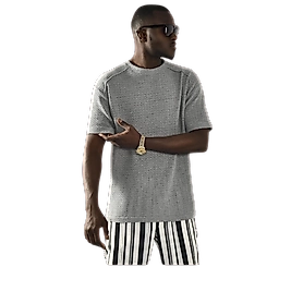 Sıfır Yaka Merserize T-Shirt